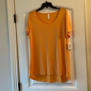NWT LuLaRoe XL Classic T, marigold